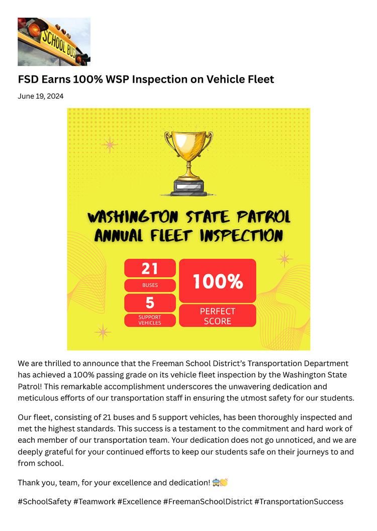 WSP Inspection